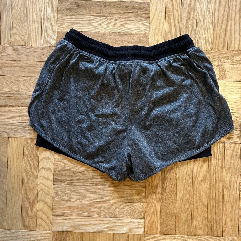Champion Gray and Black Athletic Shorts Lightweight Performance - Picture 3 of 3